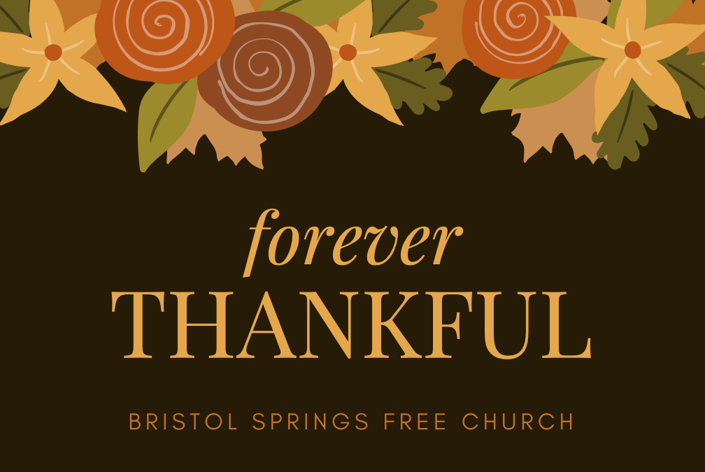 Pastor Mark’s Thanksgiving Message 11/29/2020