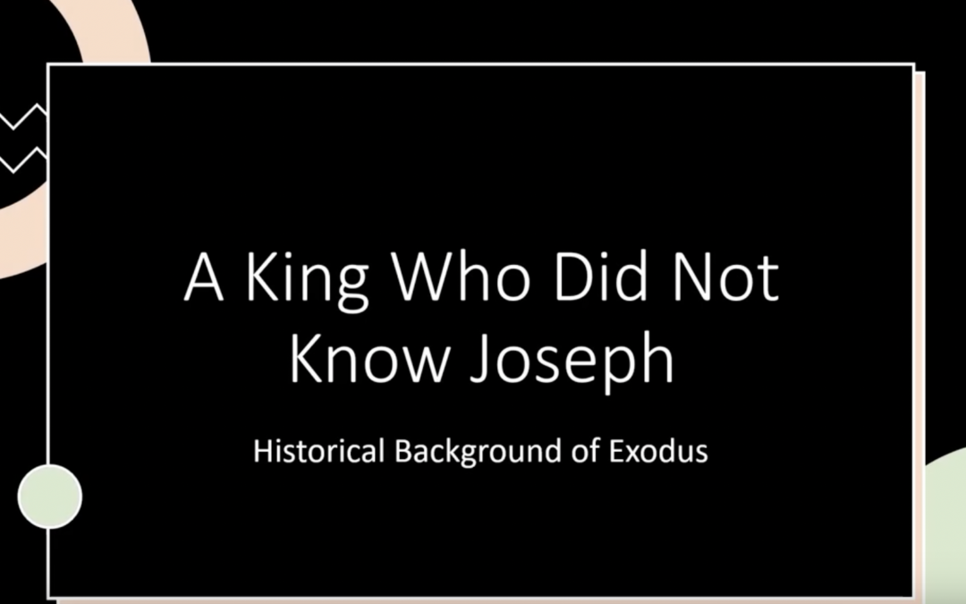 A King Who Did Not Know Joseph – Pastor Nate